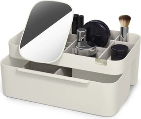 Organizator de baie bej pentru cosmetice din plastic Viva – Joseph Joseph