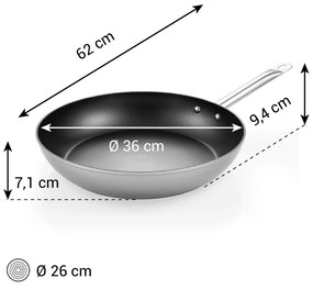 Tescoma Tigaie GrandCHEF+ diam. 36 cm, diam. 36 cm