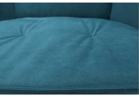 Fotoliu, material textil petrol/fag, RUFINO NEW