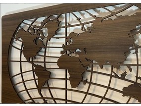 Li-Go 4709/DUB2 - Decorațiune LED de perete RGBW, LED/24W/230V, 125x74 cm, stejar + telecomandă