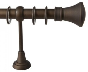 Galerie simpla Luxor 25 mm maro (Alege marime: 120 cm)