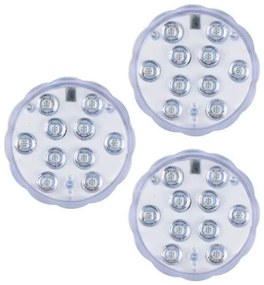 Grundig - Set de 3 lămpi LED RGBW dimabile LED/3W/3xAAA IP65 + telecomandă