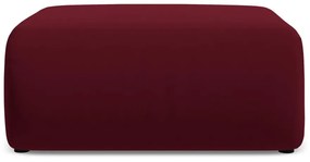 Taburet burgundy cu tapițerie din catifea Ekahi – Makamii