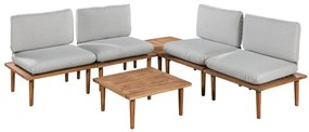 Set mobilier grădină Compobasso (pentru 4 persoane) (gri). 1098741