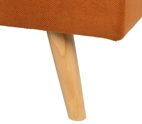 Canapea cărămizie extensibilă cu tapițerie din chenille 175 cm – Ixia