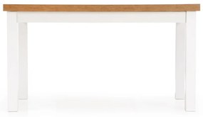 Masa extensibila Tiago lancelot/alb - L 140-220 x l 80 x h 76 cm