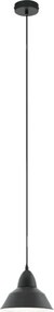 Eglo 54514 - Lampă suspendată LED pe cablu, 1xE27/6W/230V, neagră