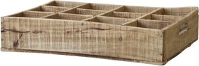 Cutie din lemn reciclat cu 12 compartimente – Grimaud