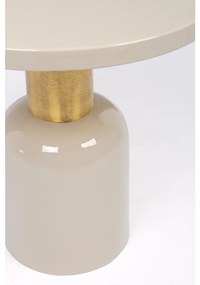 Masuta de cafea din metal crem Nalima