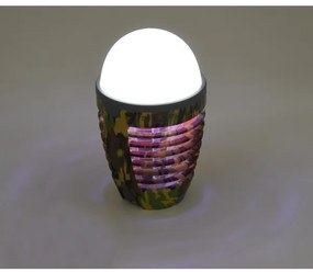 Lampă LED portabilă reîncărcabilă cu capcană pentru insecte LED/2W/3,7V IPX4 camuflaj