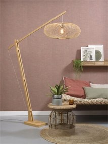 Lampadar eco din bambus Cango L natur, 60x25cm