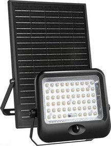 Proiector solar LED cu senzor MHCS, 35W, 3,2V, IP65, 15000 mAh + telecomandă