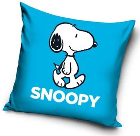 Husă de pernă Snoopy Albastru, 40 x 40 cm
