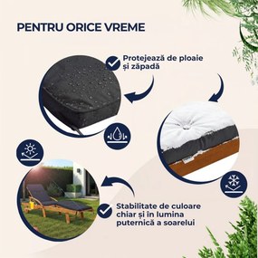 Saltea pentru șezlong TAMI SUN, 195x55x5cm, antracit Detex