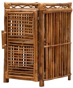 Noptiera din rattan, cu 2 rafturi, Harmonie
