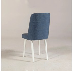 Scaun sufragerie Vlasta 1 (alb + albastru închis) . 1093073