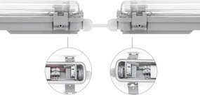 Corp de iluminat fluorescent industrial LIMEA T8 1xG13/20W/230V IP65 120cm