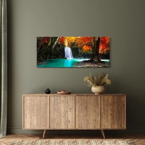 Tablou - Laguna de Smarald (120x50 cm)