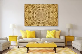 Tablou Mandala ornamentală cu dantelă