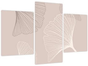 Tablou - Frunze bej N⁰6 (90x60 cm)