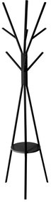 Cuier cu 9 brate, 5five Simple Smart, Negru, Metal, 180 cm