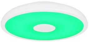 Plafoniera LED RGB cu telecomanda si difuzor RAFFY alba