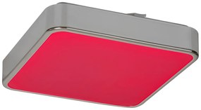 Plafoniera LED RGB cu telecomanda, protectie IP44 pentru baie Wolimir, 29x29cm 2982 RX