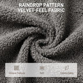 HOMCOM fotoliu dormitor rotativ | Aosom Romania