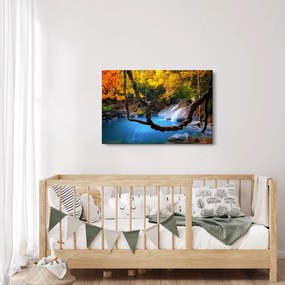 Tablou - Cascade din Asia (90x60 cm)