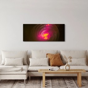 Tablou - abstacție cu spirala (120x50 cm)