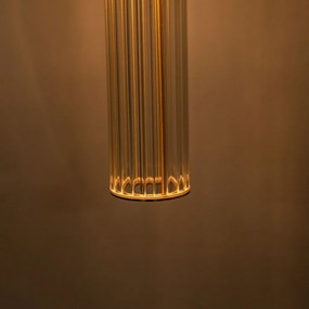 Lustra, Pendul design modern ARIA alama periata