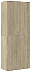 3276660 vidaXL Dulap înalt, stejar sonoma, 70x35x180 cm, lemn prelucrat