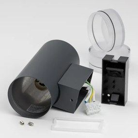 Brilagi - Aplica de perete LED RGBW pentru exterior MATERA, 2x GU10, 6W, 230V, antracit, IP54