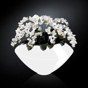 Aranjament floral elegant, design LUX VENEZIA IN SHINY VASE, alb 1141247.95