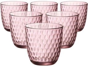 Set 6 pahare Bormioli Rocco Lilac,290 ml, roz