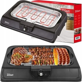 Gratar electric ZİLAN ZLN3772,2000 W, termostat reglabil
