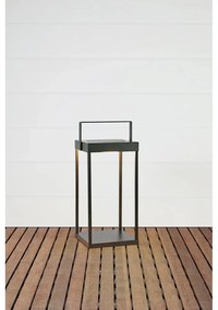 Felinar cu LED negru solar/cu USB (înălțime 42 cm) pentru exterior Pure – Markslöjd