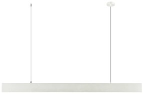 Lustra LED moderna design minimalist LINNEA 140cm alba