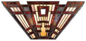Elstead QZ-CLASSIC-CRAFT-WU - Aplica de perete Tiffany CLASSIC 2xE14/60W/230V