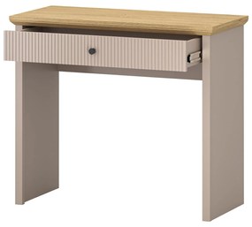 Masă de toaletă Indices (taupe + stejar pietros). 1116870