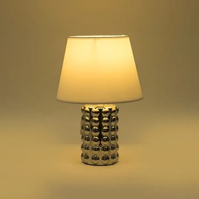 Lampă de masă 1xE14/40W/230V alb/crom lucios