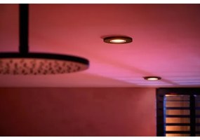 Philips Hue XAMENTO LED RGBW 1xGU10/4,2W IP44 stropní svítidlo koupelna
