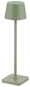 Veioza/Lampa de masa LED portabila exterior IP54 DECK verde