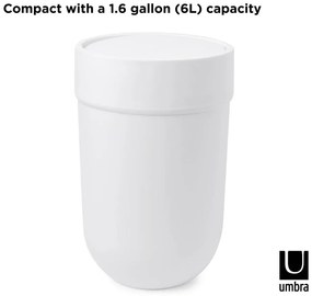 Coș de gunoi din plastic 6 l Touch – Umbra