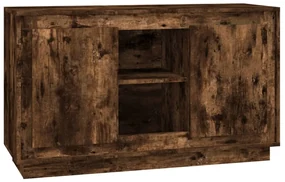 831882 vidaXL Dulap, stejar afumat, 102x35x60 cm, lemn prelucrat
