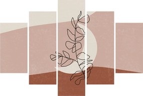 Tablou - Boho frunze N⁰2 (150x105 cm)