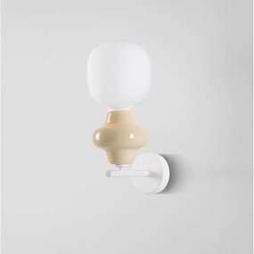 Aplica de perete din ceramica design modern CHIC galben