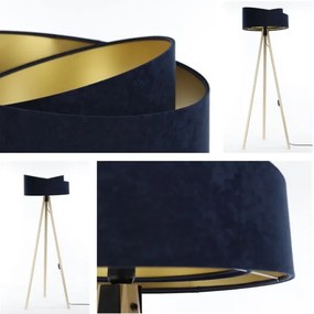 Lampadar GALAXY 1xE27/60W/230V albastru/bej