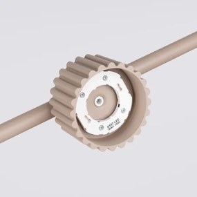 Sollux SL.2702 - Lustră suspendată pe cablu AURA 4xGX53/10W/230V taupe