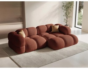 Colțar cărămiziu (cu colț pe partea dreaptă/cu șezlong) Loretto – Cosmopolitan Design